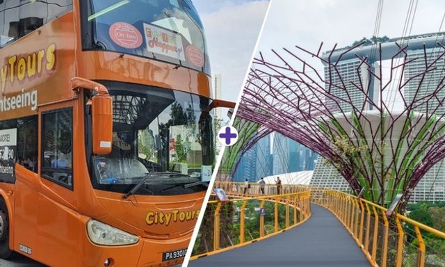 Funvee Singapore Hop-On, Hop-Off Bus + Gardens by the Bay